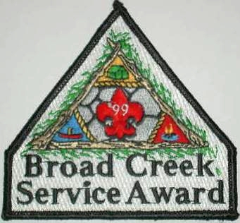 1999 Broad Creek - Service Award