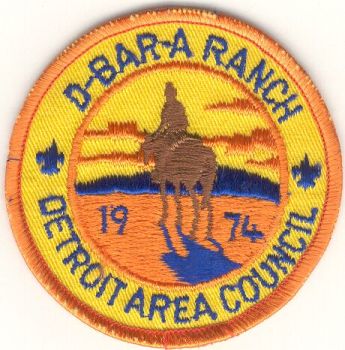 1974 D Bar A Scout Ranch