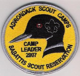 2007 Sabattis Scout Reservation - Camp Leader