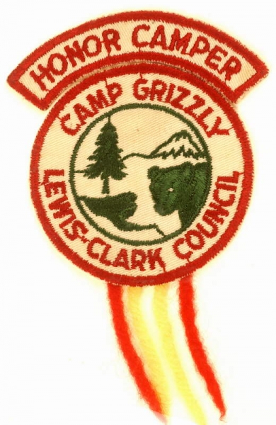 Camp Grizzly - Honor Camper