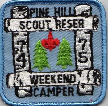 1975 Pine Hill Scout Reservation - Weekend Camper
