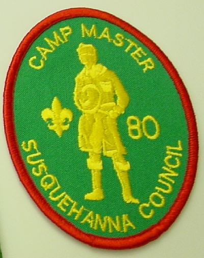 1980 Susquehanna Council Camps - Camp Master