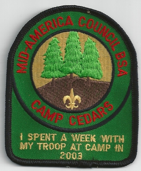 2003 Camp Cedars - Leader