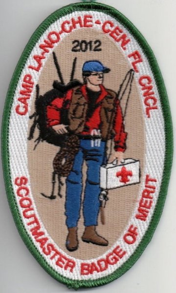 2012 Camp La-No-Che - Scoutmaster Badge of Merit