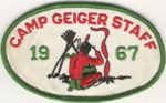 1967 Camp Geiger - Staff