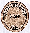 1951 Camp Carpenter - Staff