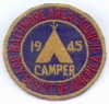 1945 Baltimore Area Council Camper