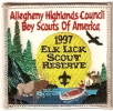 1997 Elk Lick Scout Reserve