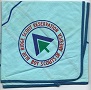 Blue Ridge Scout Reservation Neckerchief Blue w/ Piping