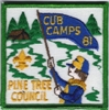 1981 Pine Tree Council Camps -  Cubs