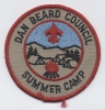 Dan Beard Council Camps