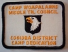 Camp Woapalanne -  Dedication