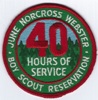 June Norcross Scout Reservation - Service