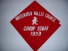 1959 Whitewater Valley Council Camps - Staff