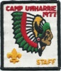 1977 Camp Uwharrie - Staff