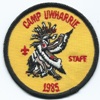 1985 Camp Uwharrie - Staff