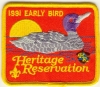 1991 Heritage Reservation - Early Bird