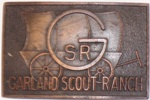 1975 Garland Scout Ranch - Brass Buckle