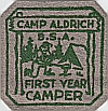 Camp Aldrich - 1st Year Camper
