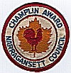 Champlin Scout Reservation - Award