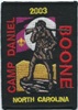 2003 Camp Daniel Boone