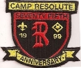 1999 Camp Resolute - 75th Anniversary