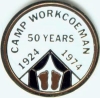 1974 Workcoeman Scout Reservation - Pin