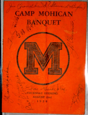 1934 Camp Mohican - Banquet