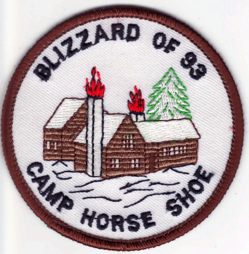 Horseshoe Scout Reservation Blizzard of 1993