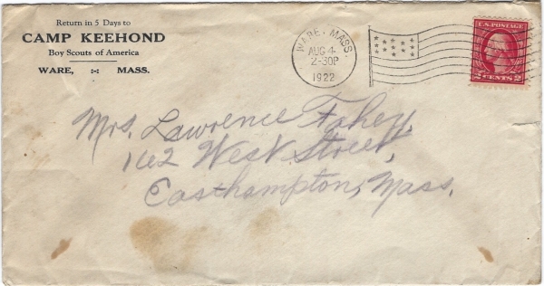 1922 Camp Keehond - Envelope