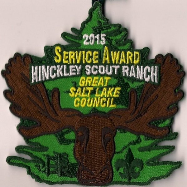 2015 Hinckley Scout Ranch - Service Award