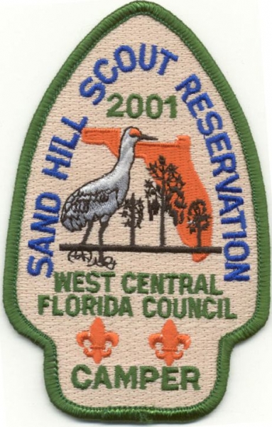 2001 Sand Hill Scout Reservation - Camper