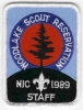1989 Wood Lake Scout Reservation - Staff