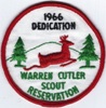 1966 Warren Cutler Scout Reservation - Dedication