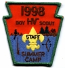 1998 Hidden Valley Scout Reservation - Staff