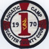 1970 Lancaster County Council Acquatic Camp