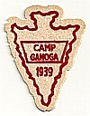1939 Camp Ganoga Felt