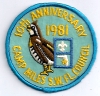 1981 Camp Miles - 10th Anniversary