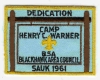 1961 Camp Henry C. Warner